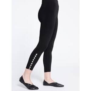 Sympli Womens Diva Black Jersey Knit Pull On Leggings Size 4